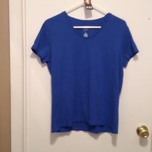 St. John's Bay Royal Blue Short Sleeve Shirt - Size XL